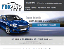 Tablet Screenshot of foxautofullservice.com